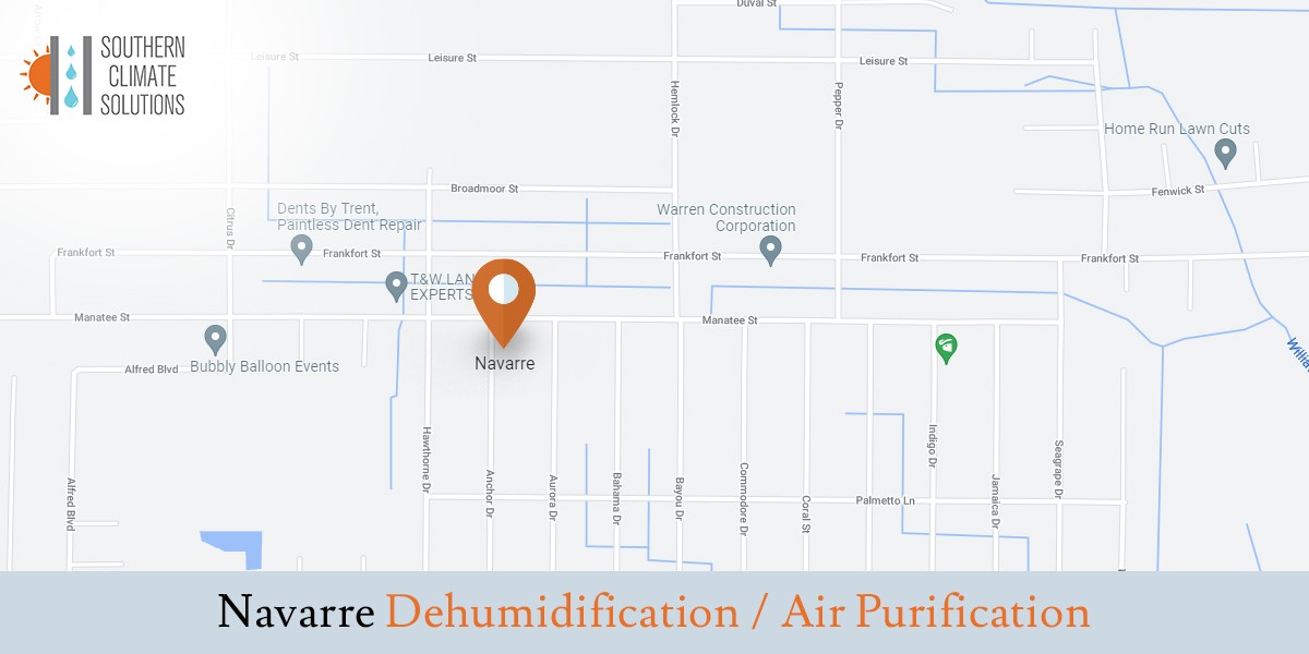 A Google Maps location image of Navarre, FL