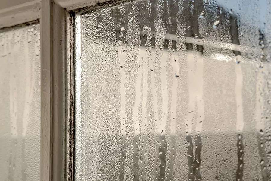 condensation on window window with condensation