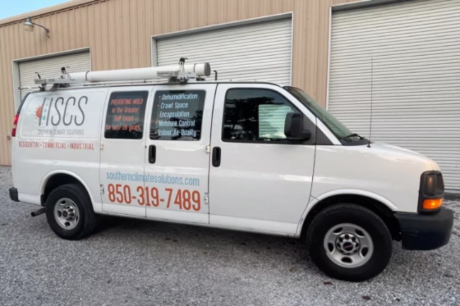 white-comany-van A white company van of Southern Climate Solutions in Florida
